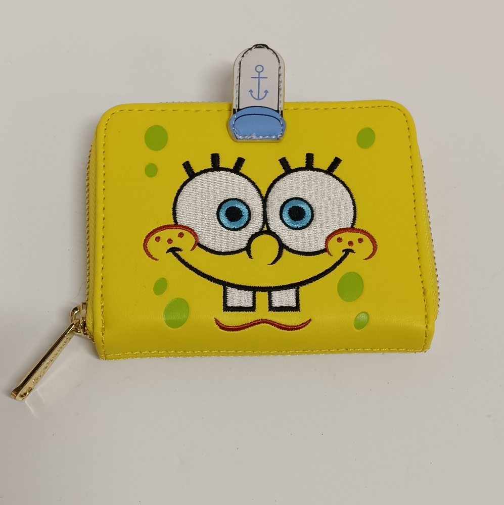 RARE Loungefly x Nickelodeon SpongeBob SquarePants Zip Around Wallet